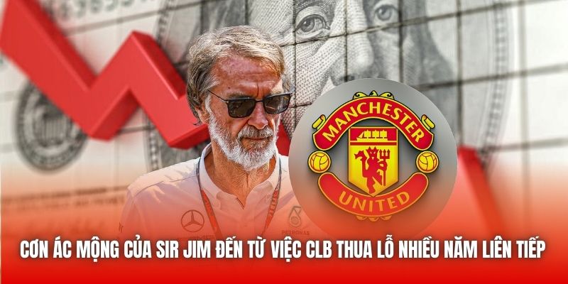 Cơn ác mộng của Sir Jim đến từ việc CLB thua lỗ nhiều năm liên tiếp