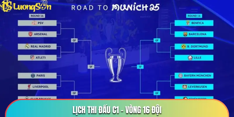 Lịch Thi Đấu C1 - LUONGSONTV Cập Nhật Tin Tức Mới Nhất 2 Lịch thi đấu C1 - Vòng 16 đội