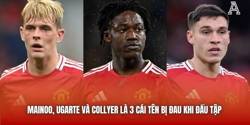 Man United Gặp Bão Chấn Thương - Khó Khăn Dành Cho Amorim 3 Mainoo, Ugarte và Collyer là 3 cái tên bị đau khi đấu tập